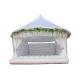 Wedding Themed Blow Up Bounce House Customized Size White Color EN14960