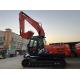 Used Japan 2021Year Hitachi ZX200 Excavator Excellent Condition Red Color