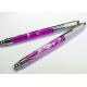 Purple Cosmetic Manual Tattoo Pen for Permanent Eyebrow Makeup , Appearance Design