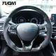 Honda Accord Forged Carbon Fiber Steering Wheel Grey Alcantara Leather