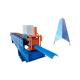 PPGI Steel Roofing Ridge Cap Roll Forming Machine With Hand Touch PLC Program