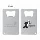 Personalized Stainless Steel Credit Card for Bottle Openers