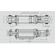 3000PSI AG Nitriding rod standard Tie-rod hydraulic cylinder