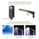 Dusk To Dawn Solar Powered Street Lights Mono Crystalline Silicon Panel Phosphate Lithium Battery