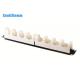 Custom Made Rack Mounted Cable Management 8 Port 1U 19 Inch Easy Installation