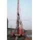 Jet - grouting drilling Crawler drilling rig Double winch and high drill tower