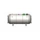 316L Stinless Steel Activated Carbon Filter Tank Horizontal Adsorption 0.6MPa Pressure