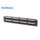 Space Saving Network Patch Panel , 48 Port Patch Panel Quick Installation Design