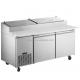 New Style Pizza Prep Station Commercial Refrigerated Work Table SS304 With CE