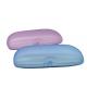 Fashion Clear Plastic Eyeglass Case , Hard Plastic Sunglasses Case