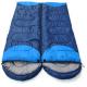 220cm 7.4Kg Dark Light Blue Extra Large Double Wide Dual Sleeping Bag