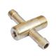 custom precision brass machined parts quality brass turned parts cross thread connectors brass fittings