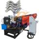 Auto Metal Downspout Forming Machine For Steel / Aluminum Sheet