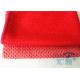 Red Microfiber Blank Kitchen Towels For Cleaning , Streak Free Microfiber Cloth