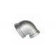 High Pressure Malleable Iron Elbow With Rib Din 2950 Pipe Fittings Fireproof