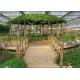 Easy Installation Ecological Greenhouse Custom Span Width For Agricultural Planting