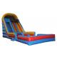 Customized Size Large Inflatable Slide Dry N Wet Slide With Pool For Amusement Parks