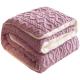 Warm Chunky Thickened Winter Velvet Sherpa Quilt Weight Blanket
