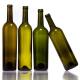 750ml Clear Amber Glass Wine Bottle for Red Wine Bordeaux Burgundy Bottle