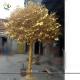 UVG GRE044 real looking indoor artificial trees with golden banyan tree for party decor