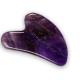 Professional Purple Amethyst Guasha Stone Set for Cellulite Reduction and Relaxation
