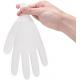 LDPE Vinyl Thickened Disposable Clear Gloves Transparent