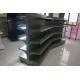 Supermarket Display Fixtures Commercial Shelving Units With 3 Hook Bracket