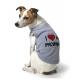 grey Pet Puppy Summer Shirt Pet Clothes T Shirt wholesale pet supplies