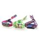 Cloth Rope Disposable Rfid Wristbands Woven Fabric One Time Use Function