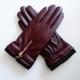 Ladies Soft Sheepskin Leather Wool Lining Leather Gloves Comfortable For Winter