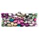 Beautiful Acrylic Flower Evening Clutch Bags Multi Coloured Embellished For Mini