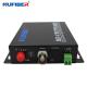 1RS485 1BNC Fiber Audio Converter , Optical Video Transmitter And Receiver CCTV DVR 1080P 720P Analog Signal Fiber Video Converter