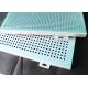 Roof Aluminum Wall Panels / Perforated Acoustic Metal Ceiling Tiles Sheet