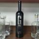 Custom 250ml 500ml 700ml 750ml Matte Black Color Round Long Neck Spirit Glass Bottle