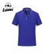 Knitting Embroidery Short Sleeve Polo T Shirts Cotton Button Turn Down Collar
