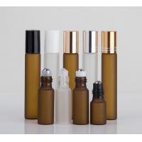 Aluminum Cap Glass Roll On Bottles For Essential Oils 5ml 10ml