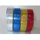 Customised Holographic ribbon 1/2  x 20y , red white blue Ribbon Roll 90U - 200U Thickness