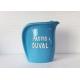 Ceramic Blue Hall Water Pitcher Dolomite Milk Jug for Drinking Customized size