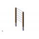 outdoor fitness equipments WPC materials based Wall Bars-LK-L02