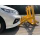 Yellow Shock Absorption Portable Vehicle Barricades Collapsible