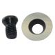 12mm Round Carbide Cutter Insert With Screws For DIY Woodworking Lathe