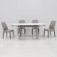 Modern Home 1.1CBM SS Steel Furniture 4 Seater Extendable Dining Table Set