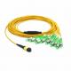 ST  SC LC / APC Single Mode Duplex Fiber Optic Patch Cable / Fiber Optic Patch Cord Jumper Cable