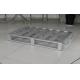 Double Faced Aluminum Pallets With Loading Up To 1500kg for Warehouse