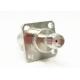 BNC to SMA 4 Holes Flange Mount 50Ohm RF Connector Adapter