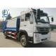 8m3 4x2 Compressed Garbage Truck Engine 200hp Dustbin Lorry Truck