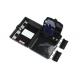 Black 16 Core Fiber Optic Cable Termination Box ABS 1X16 SC PLC Splitter
