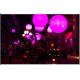 Crystal Colorful Led Celling Light Balloon Inflatable For Commercial Event
