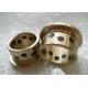 Casting Copper Flanged Bronze Bearings / 210 HB Cylinder Bearing