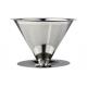 125mm Fixed Base Paperless Coffee Dripper Silicone Ring For Pour Over Coffee